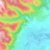 Mappa topografica Ranchevoux, altitudine, rilievo