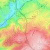Mappa topografica Chant des Oiseaux, altitudine, rilievo