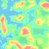 Mappa topografica Clousta, altitudine, rilievo