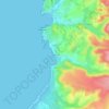 Mappa topografica S'Archittu, altitudine, rilievo