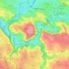 Mappa topografica Sainte-Catherine, altitudine, rilievo