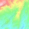 Mappa topografica Savall, altitudine, rilievo