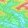 Mappa topografica Le Plot, altitudine, rilievo