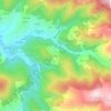Mappa topografica Lanteiro, altitudine, rilievo
