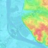 Mappa topografica La Fontanelle, altitudine, rilievo