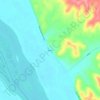 Mappa topografica Mozier, altitudine, rilievo