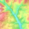 Mappa topografica La Prade, altitudine, rilievo