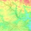 Mappa topografica Kerouarc'h, altitudine, rilievo