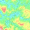 Mappa topografica Labangon, altitudine, rilievo