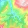 Mappa topografica Páramo, altitudine, rilievo