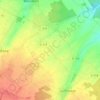 Mappa topografica La Francherie, altitudine, rilievo