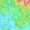 Mappa topografica Celana, altitudine, rilievo