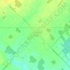 Mappa topografica Melbourne, altitudine, rilievo
