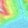 Mappa topografica Arpuilles, altitudine, rilievo