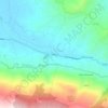 Mappa topografica Fonte, altitudine, rilievo