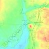 Mappa topografica Aroeira, altitudine, rilievo