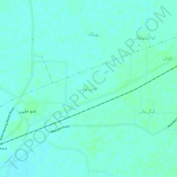 Mappa topografica Kalawali, altitudine, rilievo