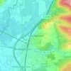 Mappa topografica Unteroberndorf, altitudine, rilievo