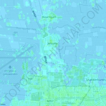 Mappa topografica Finsterbuorren, altitudine, rilievo