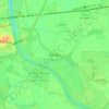 Mappa topografica Werdau, altitudine, rilievo