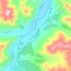 Mappa topografica Huatulame, altitudine, rilievo
