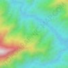 Mappa topografica Sangram, altitudine, rilievo