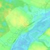 Mappa topografica Rustow, altitudine, rilievo