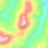 Mappa topografica France Mountain, altitudine, rilievo