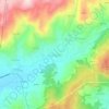 Mappa topografica Duas Igrejas, altitudine, rilievo