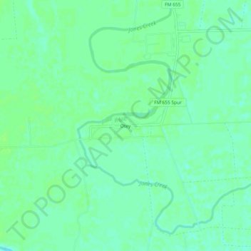 Mappa topografica Otey, altitudine, rilievo