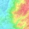 Mappa topografica La Ceriseraie, altitudine, rilievo