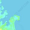 Mappa topografica Catangnan, altitudine, rilievo