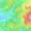 Mappa topografica Au Genier, altitudine, rilievo