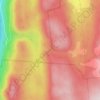 Mappa topografica Le Bacha de l'Ours, altitudine, rilievo