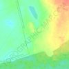Mappa topografica Борок, altitudine, rilievo