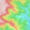 Mappa topografica Prunaret, altitudine, rilievo