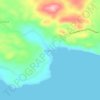 Mappa topografica Baganian, altitudine, rilievo