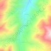 Mappa topografica Anzer Yaylası, altitudine, rilievo