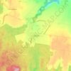 Mappa topografica Trentham, altitudine, rilievo