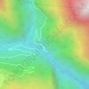 Mappa topografica Hirong, altitudine, rilievo