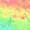 Mappa topografica Kerangargam, altitudine, rilievo