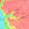 Mappa topografica Raville, altitudine, rilievo