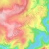 Mappa topografica Bessol, altitudine, rilievo
