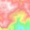Mappa topografica Santa Lucía Miahuatlán, altitudine, rilievo