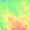 Mappa topografica La Barretière, altitudine, rilievo