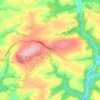 Mappa topografica Widegates, altitudine, rilievo