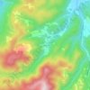 Mappa topografica Pompagnano, altitudine, rilievo