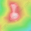 Mappa topografica Семичеловечья, altitudine, rilievo