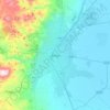 Mappa topografica Konya, altitudine, rilievo