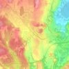 Mappa topografica Alzate Brianza, altitudine, rilievo